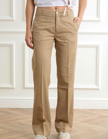 40WEFT-PANTAL. COLORATO DONNA-40THEA2224 ECRU