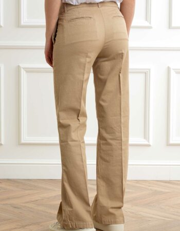 40WEFT-PANTAL. COLORATO DONNA-40THEA2224 ECRU