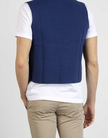 ALBARENA-GILET CON COLLO-ALBA422 BLE