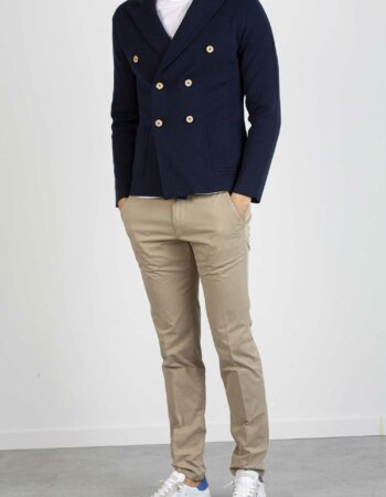 ALBARENA-GIACCA DOPPIO PETTO-ALBA437 BLU