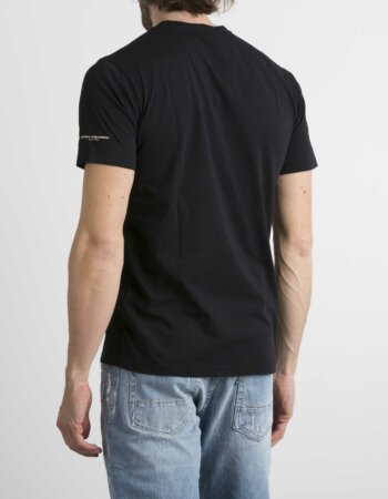 DANIELE ALESSANDRINI-T-SHIRT-ALM7488E643 NERO