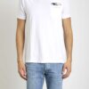 DANIELE ALESSANDRINI-T-SHIRT UOMO-ALM7584E8524300 BIANCO