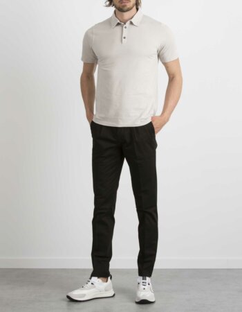 ALPHA-POLO CAMICIA-APAU4484B GRI