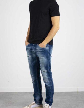 ALPHA-T-SHIRT IN JERSEY-APAU6400C BLUNOTTE