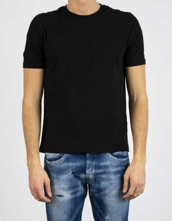 ALPHA-T-SHIRT IN JERSEY-APAU6400C NERO