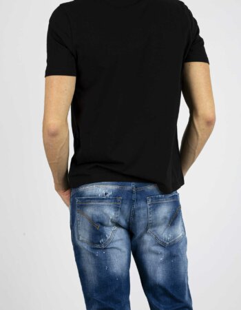 ALPHA-T-SHIRT IN JERSEY-APAU6400C NERO