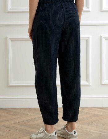 ALESSIA SANTI-PANTALONE CON ELASTICO-AS511SD25019 BLU