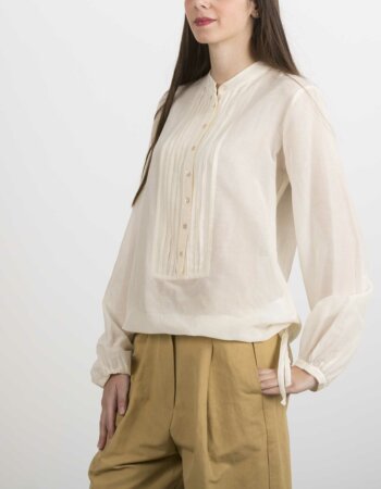 ALESSIA SANTI-BLUSA-ASASD45047 PANNA