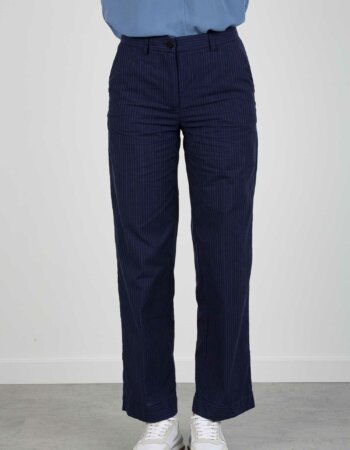 ALESSIA SANTI-PANTALONE A RIGHE-ASSD25034 BLU
