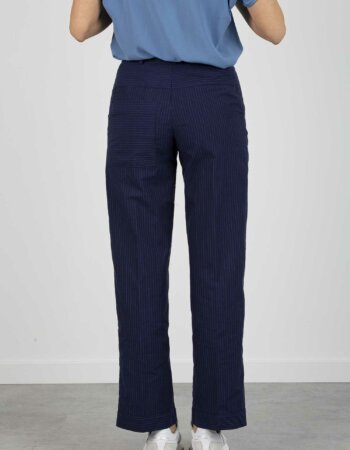 ALESSIA SANTI-PANTALONE A RIGHE-ASSD25034 BLU