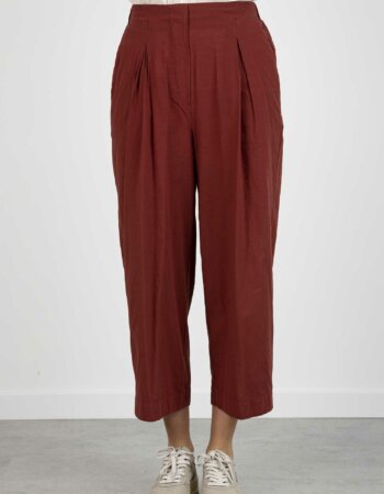 ALESSIA SANTI-PANTALONE ELASTICO VITA-ASSD25078 BRUCIATO