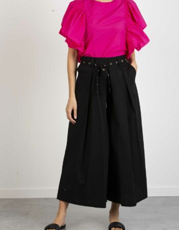 ALESSIA SANTI-BLUSA MANICA ROUGE-ASSD45043 FUXIA