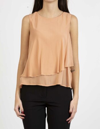 ALESSIA SANTI-BLUSA S/M-ASSD45054 SALMONE