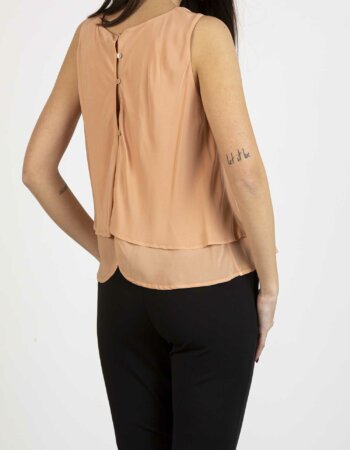 ALESSIA SANTI-BLUSA S/M-ASSD45054 SALMONE