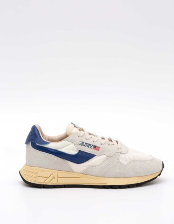 AUTRY-SCARPA REELWIND LOW MAN - SUEDE/NET WHT/LIMOGES-AUWWLMUT01 WHITE