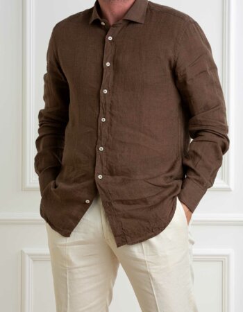 BASTONCINO-CAMICIA LINO-BAB050164SIMO MORO