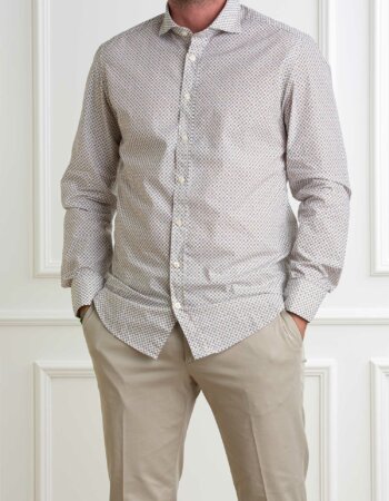 BASTONCINO-CAMICIA FANTASIA-BAB4274164SIMO BEIGE