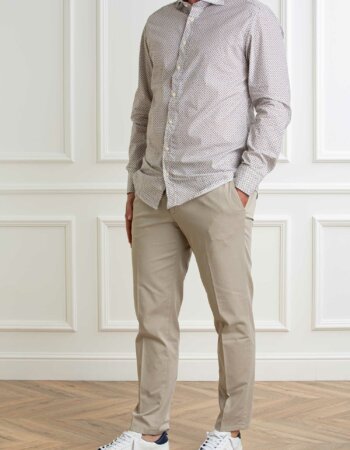 BASTONCINO-CAMICIA FANTASIA-BAB4274164SIMO BEIGE