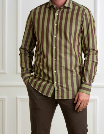 BASTONCINO-CAMICIA FANTASIA-BAB4359164SIMO MARRONE