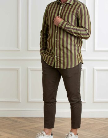 BASTONCINO-CAMICIA FANTASIA-BAB4359164SIMO MARRONE