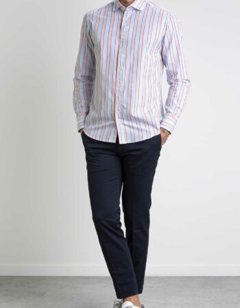 BASTONCINO-CAMICIA RIGA UOMO-BASB2540164 FANTAISA