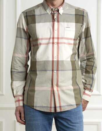 BARBOUR-CAMICIA HARRIS TAILORED-BBMSH5071MSHP24 OLIVE