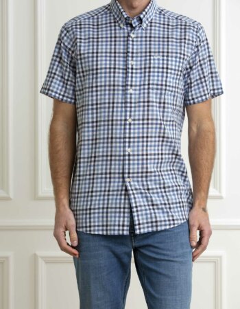 BARBOUR-CAMICIA BARBOUT KINSON TAILORED-BBMSH5290MSHP24 NAVY