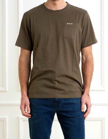 BARBOUR-T-SHIRT LANGDON-BBMTS1114MTS TARMAC