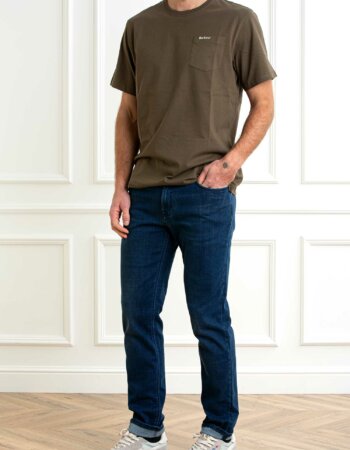 BARBOUR-T-SHIRT LANGDON-BBMTS1114MTS TARMAC