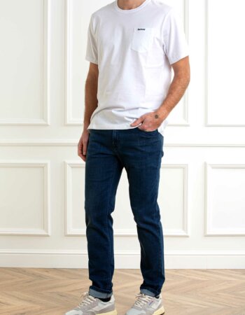 BARBOUR-T-SHIRT LANGDON-BBMTS1114MTS WHITE