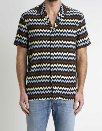 BENEVIERRE-CAMICIA VISCOSA MM-BENBECK007 LIGHTBLUE