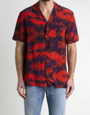 BENEVIERRE-CAMICIA VISCOSA MM-BENBECK007 REDSEA
