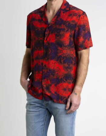 BENEVIERRE-CAMICIA VISCOSA MM-BENBECK007 REDSEA