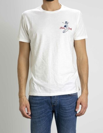 BL'KER VINTAGE CLOTHING-T-SHIRT UOMO-BLKG0020 WHITE