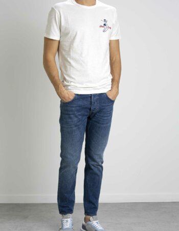BL'KER VINTAGE CLOTHING-T-SHIRT UOMO-BLKG0020 WHITE