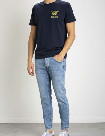 BL'KER VINTAGE CLOTHING-T-SHIRT UOMO-BLKG0027 NAVY