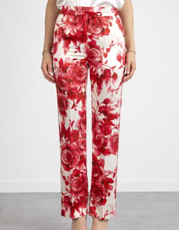 BLUGIRL-PANTALONE FANTASIA-BLURA2161T8857 ROSSO