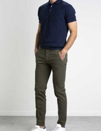 BRIGLIA-PANTALONE PIQUET-BRBG03323030 VERDE