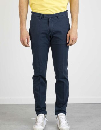 BRIGLIA-PANTALONE CLASSICO MICRO FANTASIA-BRIBG03322080 BLU