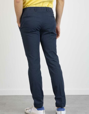 BRIGLIA-PANTALONE CLASSICO MICRO FANTASIA-BRIBG03322080 BLU