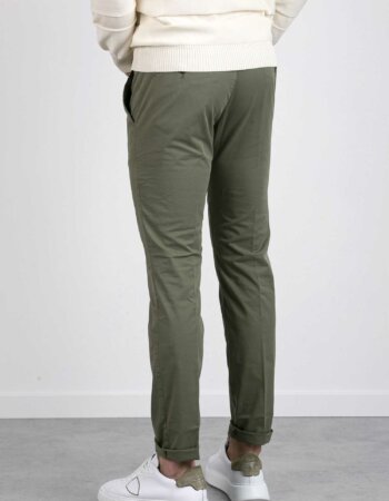 BRIGLIA-PANTALONE CLASSICO GABARDINE-BRIBG05322008 MILITARE