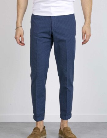 BRIGLIA-PANTALONE CLASSICO MICRO FANTASIA-BRIBG61322022 AVIO