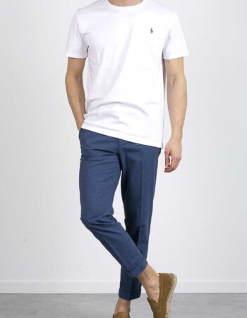 BRIGLIA-PANTALONE CLASSICO MICRO FANTASIA-BRIBG61322022 AVIO