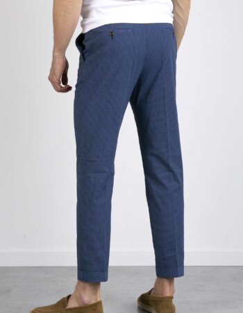 BRIGLIA-PANTALONE CLASSICO MICRO FANTASIA-BRIBG61322022 AVIO