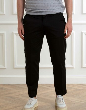 BRO SHIP-PANTAL. CAROT FIT COTONE-BROSARAJEVO8135 NERO