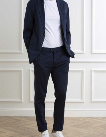 CIRCOLO 1901-PANTALONE CHINO JERSEY M.-CICN4243 INDIGO