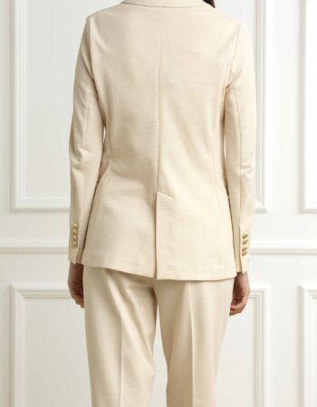 CIRCOLO 1901-GIACCA DOPPIO PETTO OXFORD-CIFD3006 SUGAR