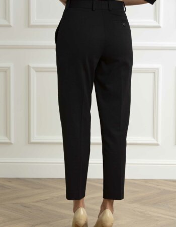 CIRCOLO 1901-PANTALONE CARROT OXFORD-CIFD3007 NERO