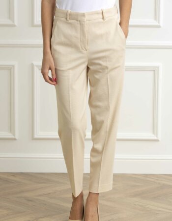 CIRCOLO 1901-PANTALONE CARROT OXFORD-CIFD3007 SUGAR