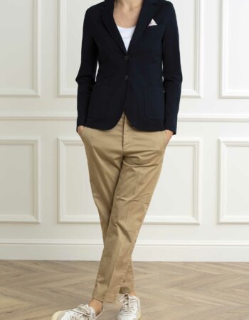 CIRCOLO 1901-GIACCA SLIM F.PIQUET-CIFD3012 NAVY